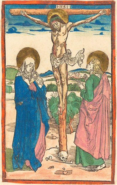 Cristo sulla croce tra la Vergine e San Giovanni da Albrecht Dürer
